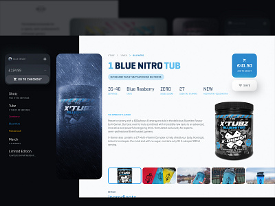 X-Gamer Concept: Product Page design e comerce energy drink esports gamer gaming product store ui web website x gamer