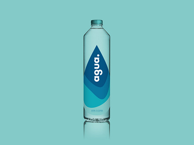 AGUA - Logo, Branding & Label Design agua logo design agua logo design bottle label bottle mockup branding filtered water logo flat logo mineral water logo minimal logo modern logo water drop logo water logo water logo design