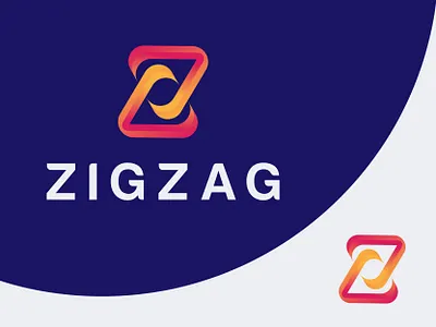 ZIG ZAG "Z" Letter Logo brand identity branding business colorful corporate flat flat logo gradient graphics letter letter logo logo logo design minimalist modern logo z letter logo z logo zigzag