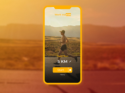 Workout of the Day adobe xd app branding dailyui design ui ux workout workout of the day xd