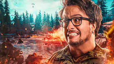 We are in the Warzone. art artwork color design illustration manipulation thumbnail