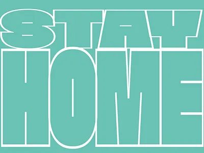 Stay Home 2d animation after affects animation coronavirus covid 19 design motion desgin stay home typography