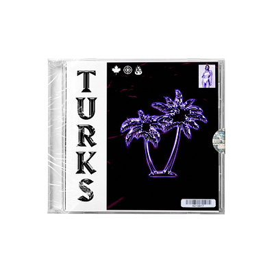 TURKS album album art cd cd artwork cd cover gunna hip hop hiphop music nav package palm palmtree rap rapper travis scott