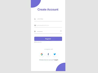 Daily UI Challenge 01 - App Sign Up app branding design minimal signup signup page signupform typography ui ux