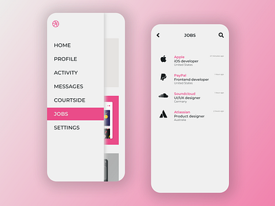DailyUI 050 - Job Listing challenge concept dailyui dailyui050 design dribbble ios job board jobs mobile redesign ui ux