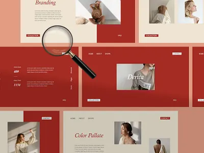 Derita - Presentation Template artist beauty business creative custom project design fashion portfolio powerpoint presentation