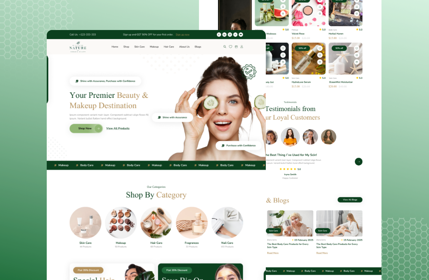 Example of Premium UX/UI For Online Stores 8 Pages