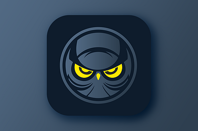 Owl App Icon appicon design illustrator logo ui