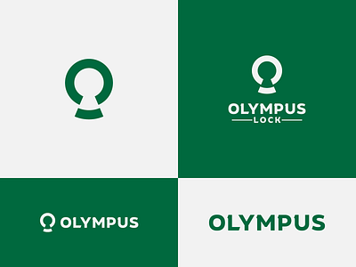 Olympus Lock - proposal brand design brand designer brand identity branding icon locks logo logo design logo design concept logo designer logo development logotype mark minimalist logo negative space logo olympus redesign concept typography wordmark