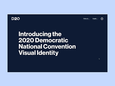 DNC identity microsite 1 interaction design javascript