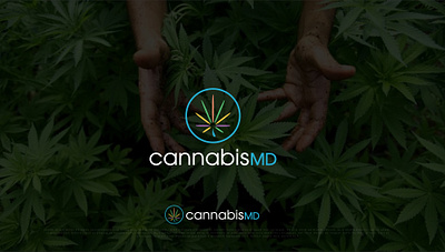 Cannabis Logo branding design flat icon illustration illustrator logo logo design logotype typography