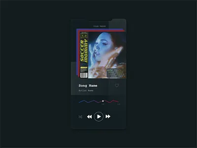 Daily UI Day 9: Music Player album album art album cover album cover design android app app design apple dailyui day009 mobile music music app music player music player app music player ui musician ui