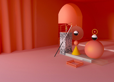 临摹 c4d illustration