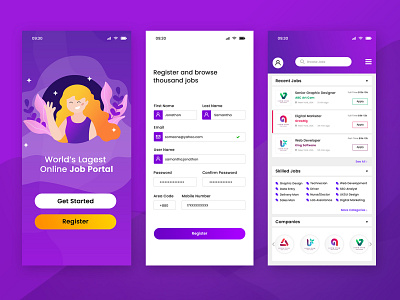 Mobile UI Design app design design illustration mobile app design mobile design mobile ui ui ux ux design