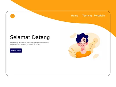 Web portofolio illustration ui ux