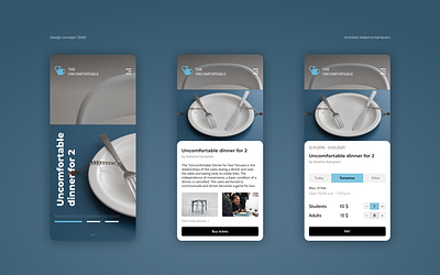 Design concept mobile app design uxui