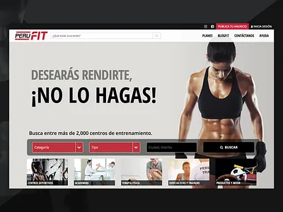 PERU FIT css design html js ui webdesign
