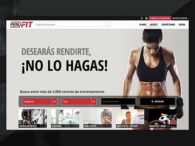 PERU FIT css design html js ui webdesign