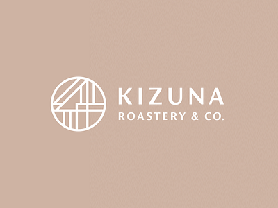 Kizuna Roastery & Co. brand branding clean coffee golden ratio grid japan japanese japanese culture logo mark modern process roastery