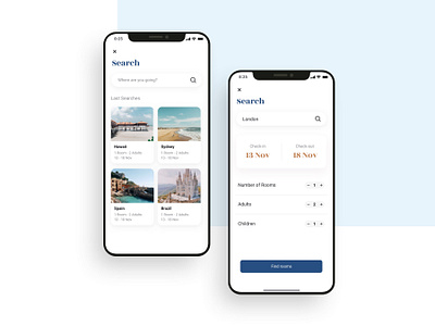 Hotel booking mobile app search adobe xd booking app figma hotel app mobile mobile app mobile app ui design search searching sketchapp travel app ui ui design ui kit ui ux design 应用 应用界面 设计