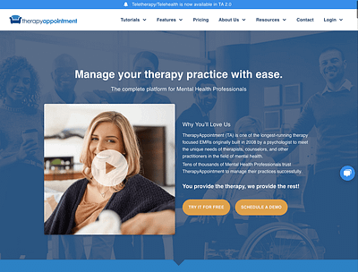 therapyappointment branding ecommerce ecommerce design hubspot website website design wordpress design wordpress development