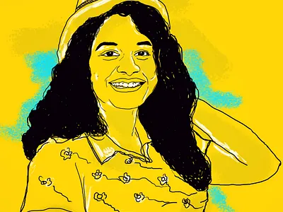 Digital Portrait - 0A art digital digital 2d digital painting digitalart dribble graphic illustration portrait visual art