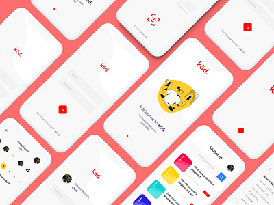 Kod App adobexd code design illustration kode mock up