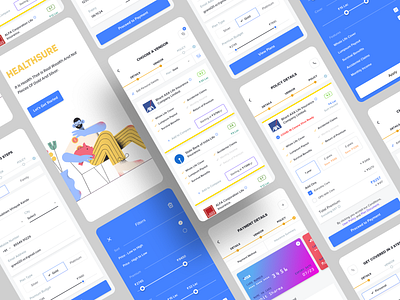 Health Insurance App (Part 2) app corona corona virus coronavirus covid19 design health health app health insurance healthcare illustration insurance ios app design policy ui uidesign ux