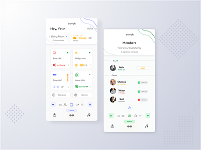 Smart Home App Part 1 app mobile smarthome ui
