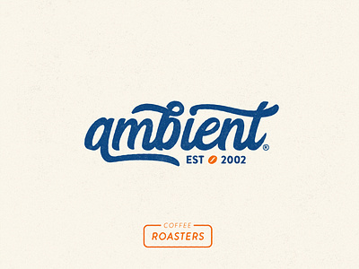 Ambient Coffee Roasters / Wordmark Logo clean coffee design handletter imperfect lettering lettering logo lettermark logo logodesign logotype modern organic smooth texture typography vintage vintage logo wordmark wordmark logo