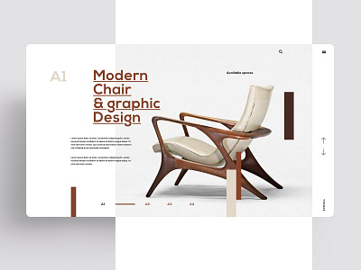 WEB-DESIGN - CHAIR app branding chair design logo minimal modern ui ux vector web