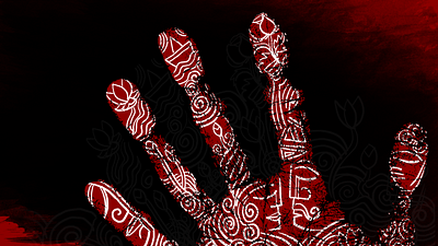 hand print art creative drawing graphic design illustration painting photoshop poster saikat sarkar saikat sarkar illustration saikatsarkar16