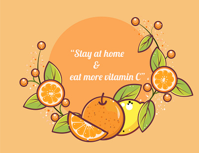 vitamin c art design flat graphics design icon illustration illustrator logo typography vector