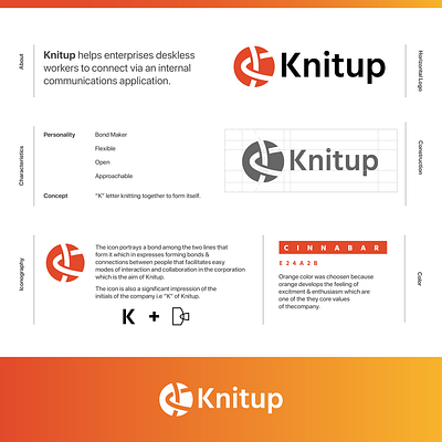 Knitup.co Brand Identity brand identity brand identity design branding embelem icon design logo logo design symbol design visual design