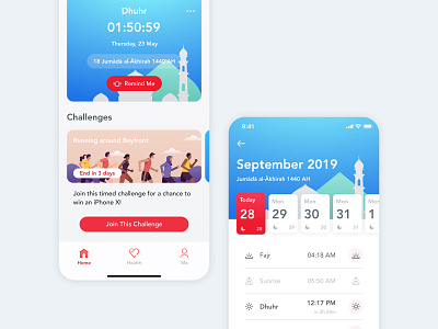 Inssan Time app ui ux