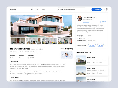 Real Estate Agency : Part 2 agency website application branding buy sell creative design design inspiration minimal property management real estate agency realestate rentals ui design uiux user experience userinterface web design website design