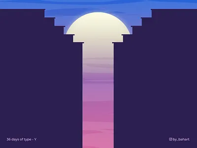 36 Days of Type | Letter Y 36days 36daysoftype 36daysoftype07 adobeillustrator artwork artworks design graphicdesign illustration vector