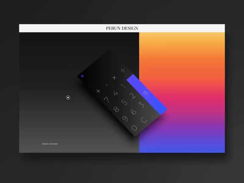 Example of Web UI calculator