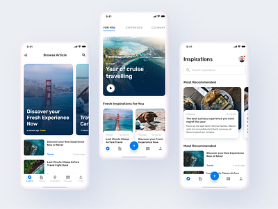 News Feed UI app dribbble interface mobile app news app news feed ui ui design uiux ux