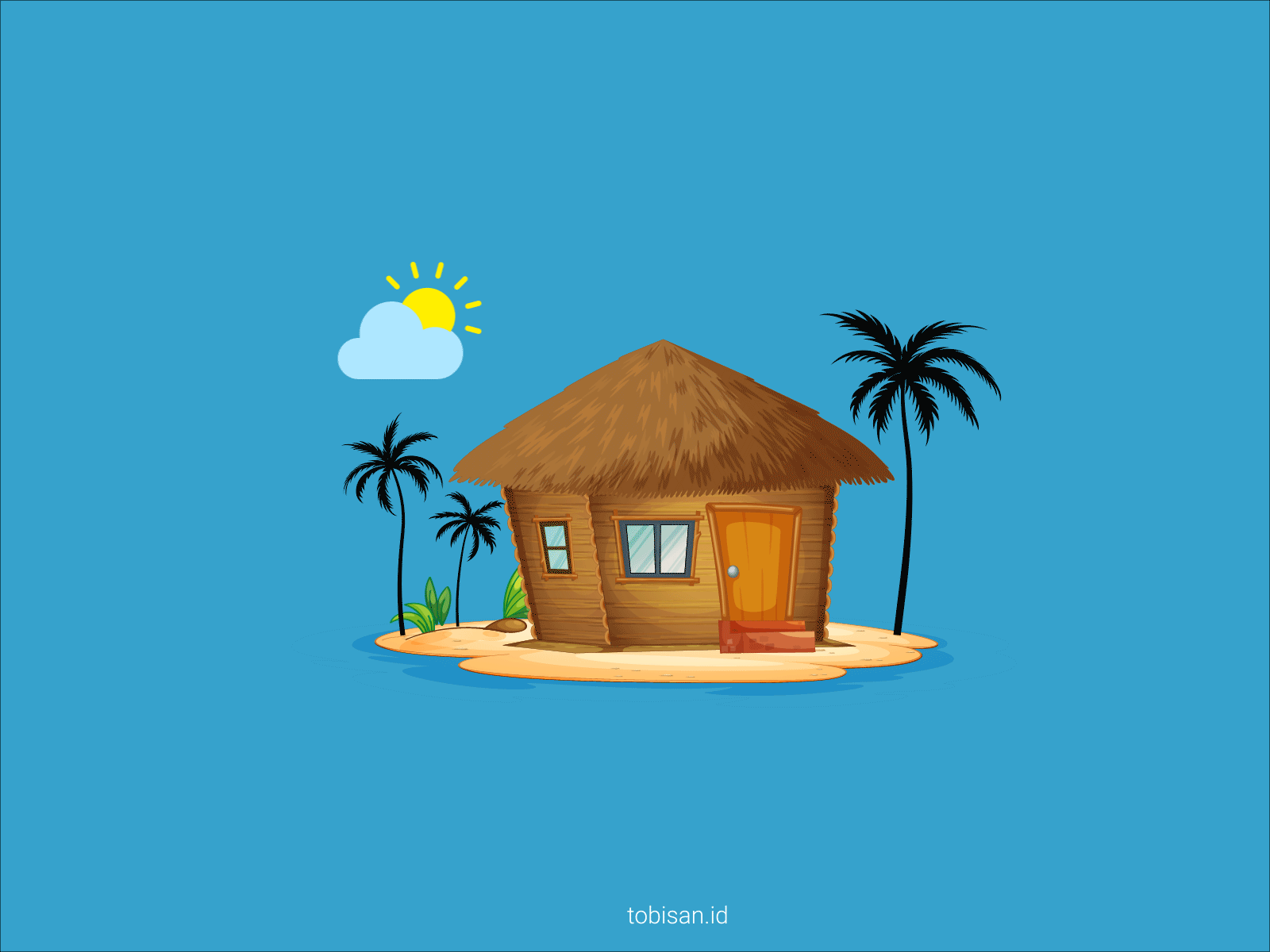 Beach House animation beach beach house design house icon illustration illustrator ui ux vector web