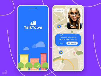 Talktown - Stay Positive Together 2020 app corona coronavirus covid damn live mobile ui uiux ux video