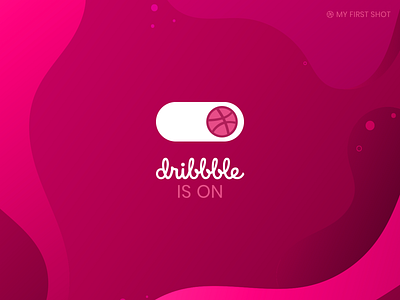 Dribbble is On illustration ui