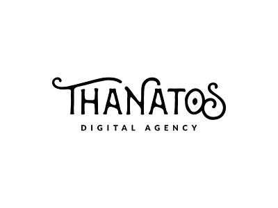 Brand Design | THANATOS Digital Agency brand brand design brand designer brand identity brand identity design branding branding and identity branding concept branding design calligraphy graphic design hand lettering logo logo design logodesign logotype thanatos digital agency typography typography logo web agency