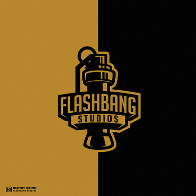 Flashbang Studios dmitry krino flash flashbang grenade logotype splash weapon