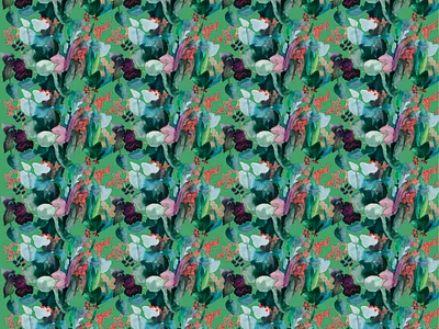 pattern n2 light green botanical digital art digital drawing digital illustration drawing flower illustration green illustration pattern pattern a day pattern art pattern design photoshop red red and green vector