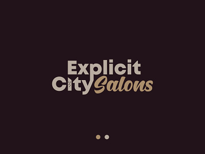 ExplicitCity Salons logo design barbershop beauty salon brand branding city design flat graphic design logo logo a day logo challenge logo design logo designer logo inspiration logo mark logos logotype rahalarts salons