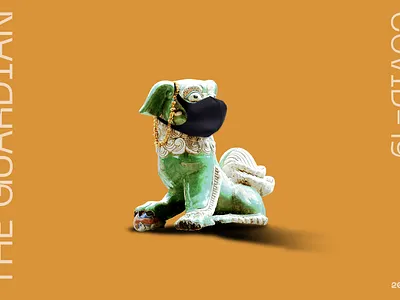 The Guardian - Dog colorful covid19 design dribbble duyduc hanoi illustration vietnam