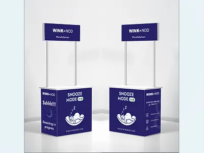 Standee Print branding design illustration typography ui ux vector