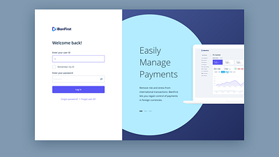 Login Page authentication design fintech login login page sign in ui user interface ux