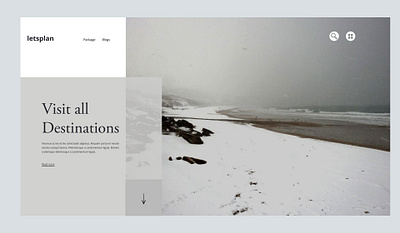 Ocean_LetsPlan design illustrator ui web website